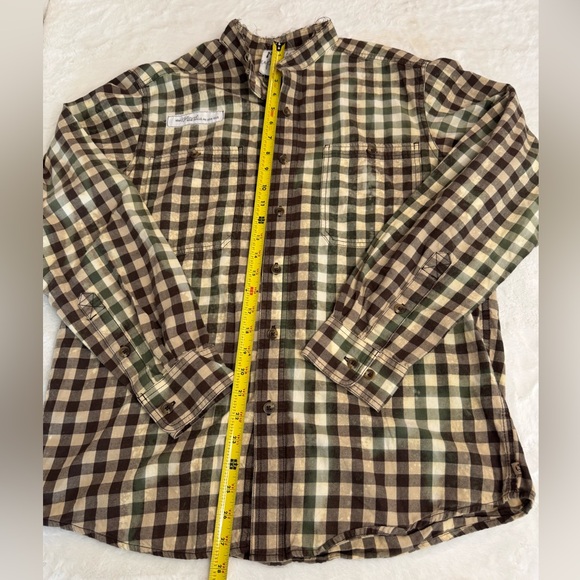 Katie Rie’s Upcycled Plaid Button Down Shirt, Baylor University- size M oversize - Picture 13 of 14